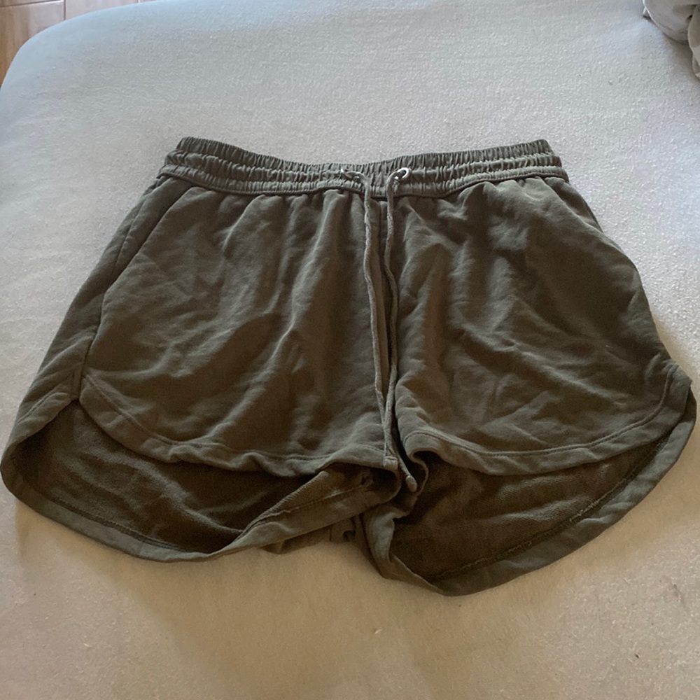 Green shorts